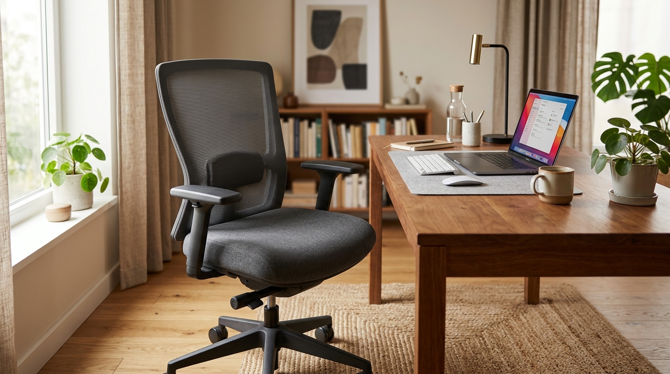 Ergonomic mesh office chair under 300 dollars with adjustable lumbar support and armrests
